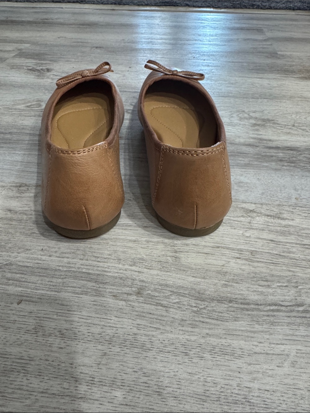 Born Brin  Women's Tan/almond Ballet Flats Size 7.5 - Picture 4 of 8